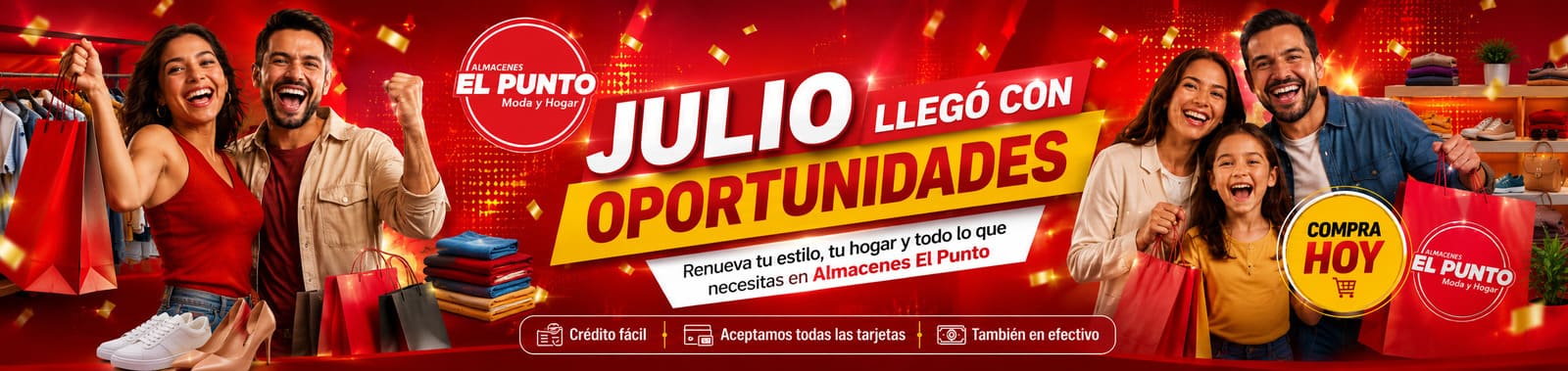 Julio llega con oportunidades al punto 1